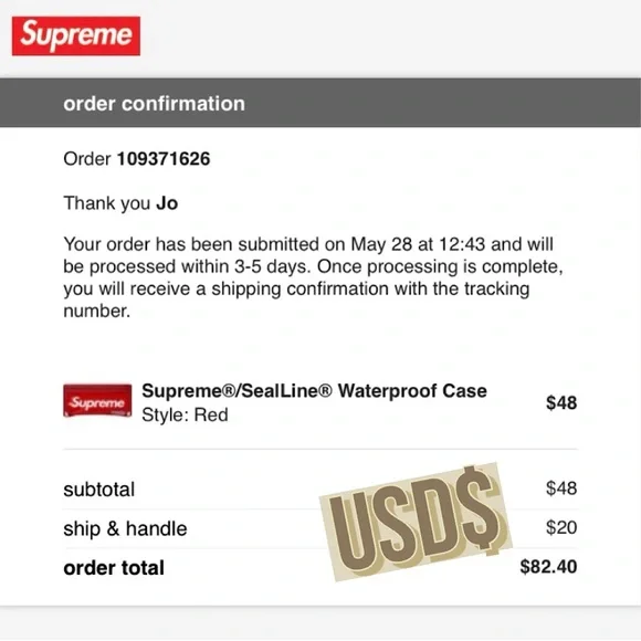 Supreme®/SealLine® Waterproof Case - Picture 7 of 7